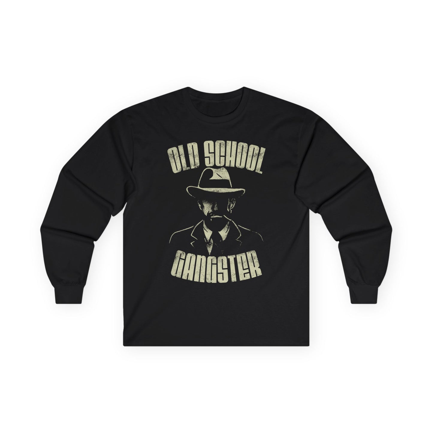 Old School Gangster Long Sleeve Tee