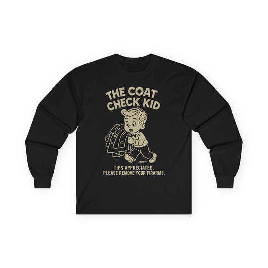 The Coat Check Kid Long Sleeve Tee