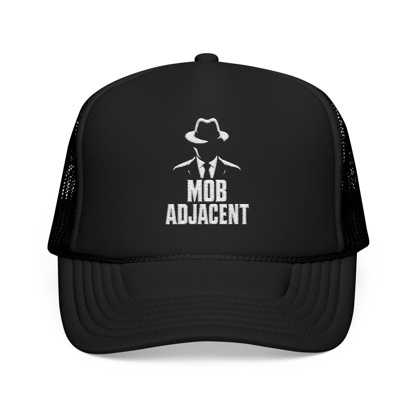 Mob Adjacent Embroidered Trucker Hat