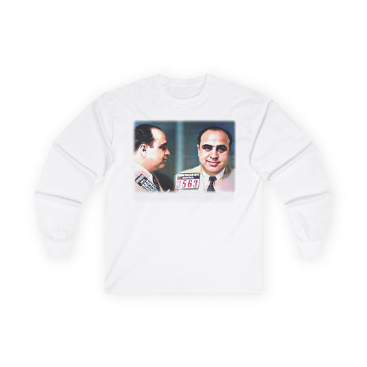 Capone Mugshot Long Sleeve Tee