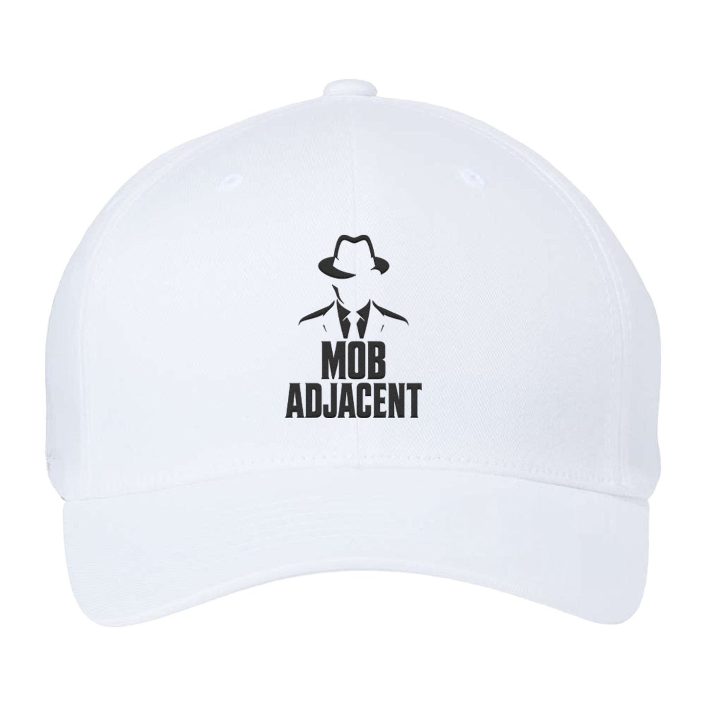 White Mob Adjacent Cap